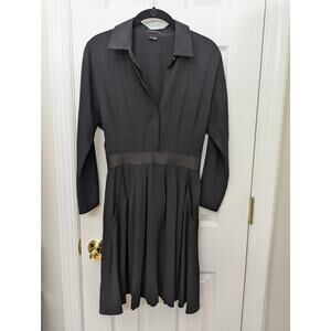 Theory Dress Size 4 Clemira Dark Academia Wednesday Addams Schoolgirl Goth